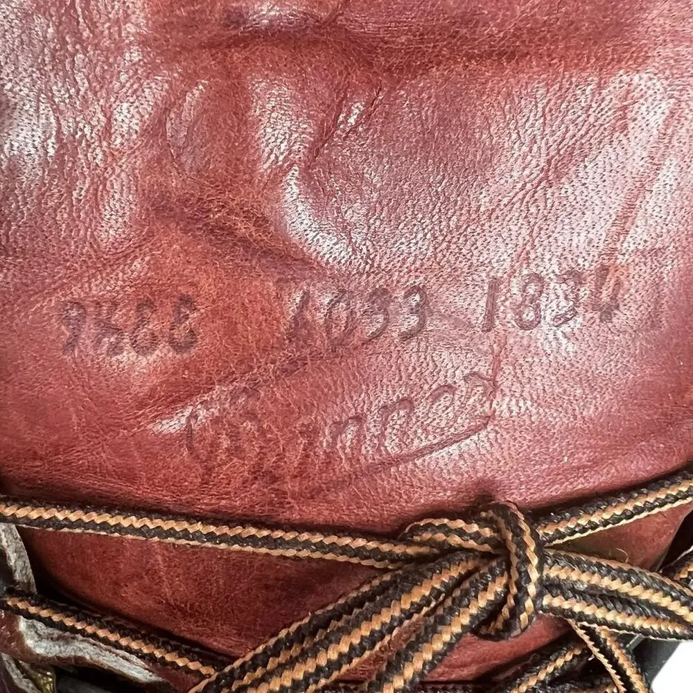 Vintage Danner Sierra Gore-Tex Burgundy Tan Hiking Boot Size 9.5 EE